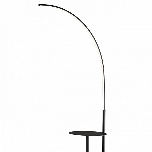 Торшер с полкой Escada Grand черный арт. 10266/T LED