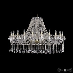 Подвесная люстра Bohemia Ivele Crystal 1413 золото арт. 1413/24/530 G