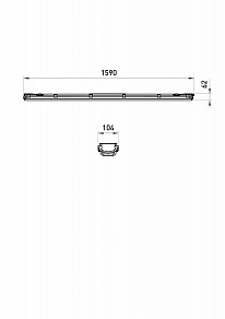 Накладной светильник Эра  серый арт. SPP-101-0-002-150