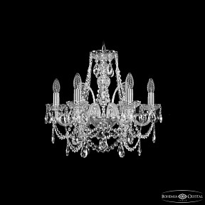 Подвесная люстра Bohemia Ivele Crystal 1411 никель арт. 1411/6/160 Ni