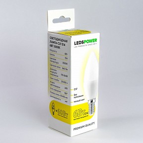Лампа светодиодная LEDS POWER C37  арт. 006666