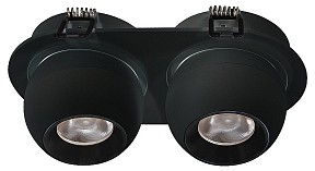 Встраиваемый светильник Wertmark WTD.O36 черный арт. WTD.O36.667.30.14
