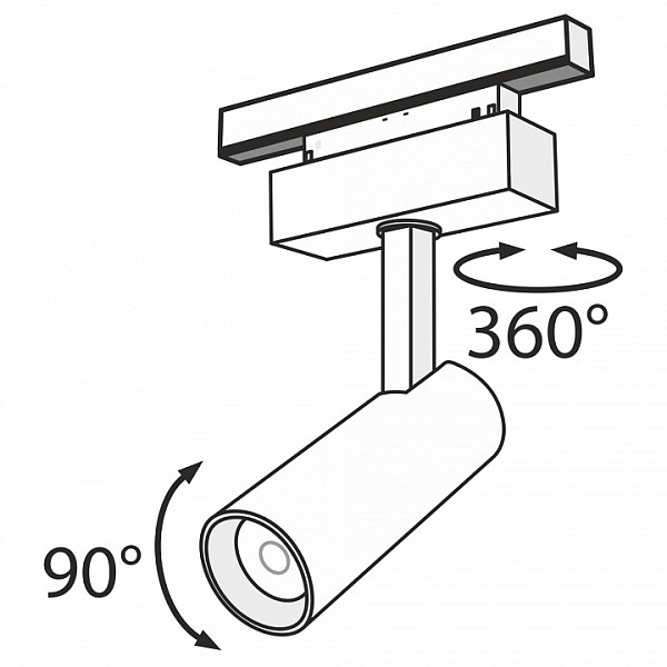 Светильник на штанге Maytoni Track lamps черный арт. TR019-2-10W3K-B