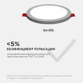 Встраиваемый светильник Apeyron Electrics  белый арт. LP-02