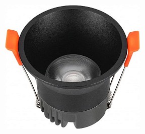 Встраиваемый светильник iLedex Technical Mars черный арт. 207-7W-D75-4000K-24DG-BK