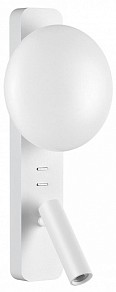Бра с подсветкой Odeon Light Albergo белый арт. 7049/5WL