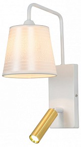 Бра с подсветкой Escada 598 белый арт. 598/1A White/Brass