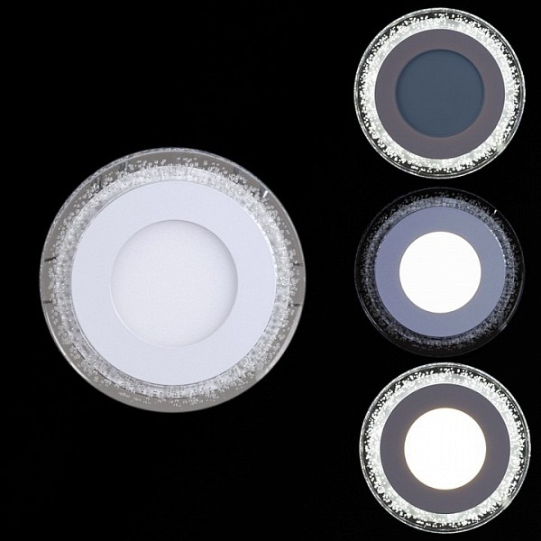 Встраиваемый светильник Reluce 34033 белый арт. 34033-9.0-001QP LED3+3W WHITE