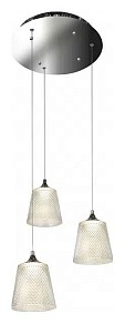 Подвесной светильник iLedex Flora хром арт. WD8007-3 CR