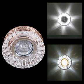 Встраиваемый светильник Reluce  кремовый арт. 04255-9.0-001D MR16+LED3W TEA