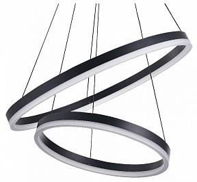 Подвесной светильник Natali Kovaltseva Oreol черный арт. LED LAMPS 81298