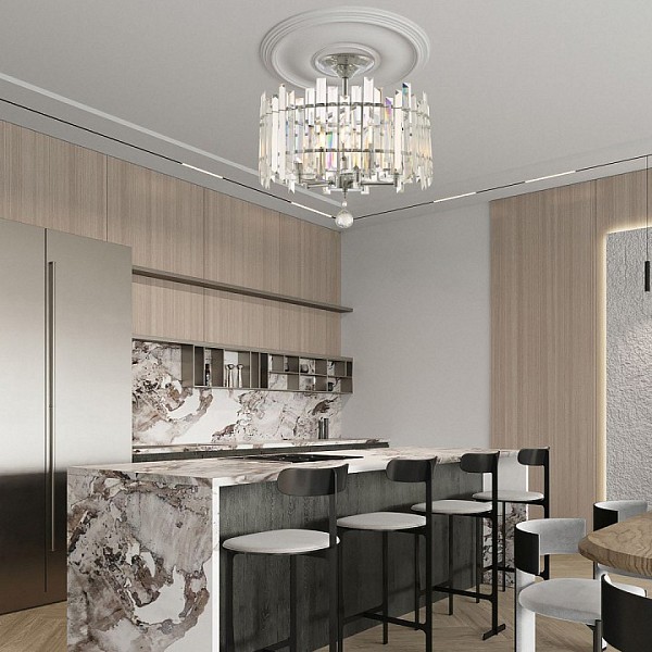 Светильник на штанге Arte Milano Sorrento-2409 хром арт. 372409/5/100/400 CR