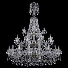 Подвесная люстра Bohemia Art Classic 11.25 золото арт. 11.25.20+10+5.530.3d.XL-196.Gd.Sp