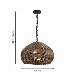 Подвесной светильник Favourite Wicker черный арт. 4883-1P
