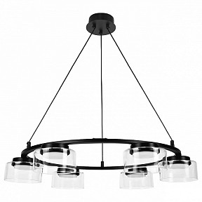 Подвесная люстра Lightstar Fico II черный арт. 740167