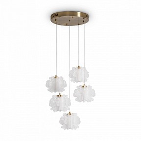 Подвесная люстра Freya Flower латунь арт. FR5579PL-L40BS