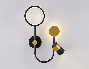 Бра с подсветкой Ambrella Light FL черный арт. FL51602