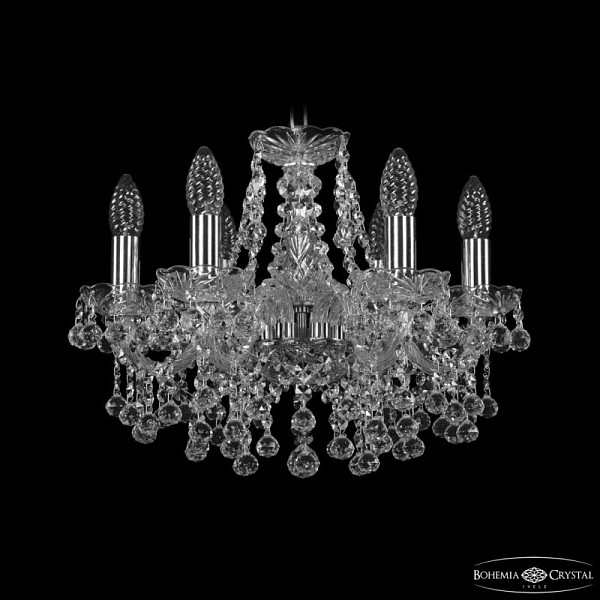 Подвесная люстра Bohemia Ivele Crystal 1409 никель арт. 1409/6/141 Ni