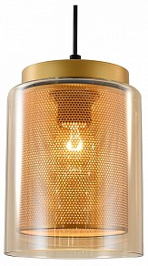 Подвесной светильник Indigo Alleanza черный арт. 10023/1P Gold
