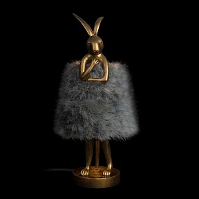Настольная лампа декоративная Loft it Lapine желтый арт. 10315/A Grey fluff