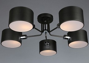Люстра на штанге Omnilux Liserà коричневый арт. OML-54507-05
