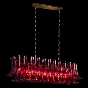 Подвесная люстра Loft it Lilou бронза арт. 10600/1200R Burgundy