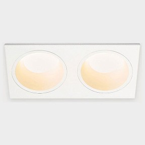 Встраиваемый светильник Italline IT08-8013 белый арт. IT08-8013 white 3000K 2 шт + IT08-8015 white