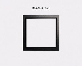 Встраиваемый светильник Italline IT06-6020 черный арт. IT06-6020 black 4000K + IT06-6021 black