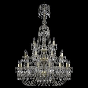 Подвесная люстра Bohemia Art Classic 11.11 золото арт. 11.11.16+8+4.300.3d.XL-128.Gd.Sp