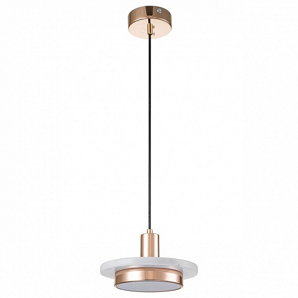 Подвесной светильник Escada 10260 золото арт. 10260/1LED White marble