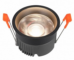 Встраиваемый светильник iLedex Technical Mars черный арт. DIM 112-12W-D80-3000K-24DG-BK