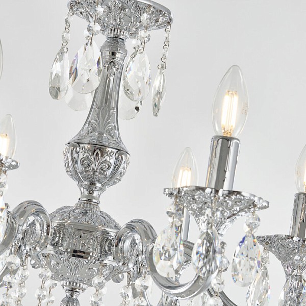 Подвесная люстра Bohemia Ivele Crystal AL7801 никель арт. AL78101/6/175 A Ni