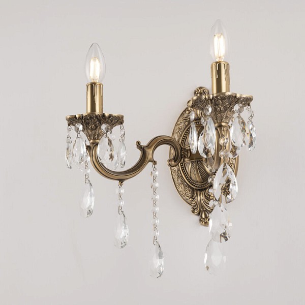 Бра Bohemia Ivele Crystal AL7801 золото арт. AL7801B10/2/175 B FP