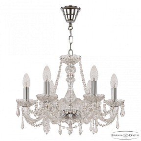 Подвесная люстра Bohemia Ivele Crystal 104 никель арт. 104/6/165 Ni