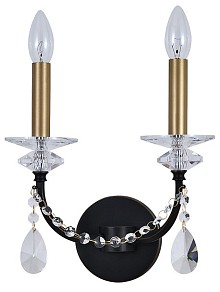 Бра Newport АНАСТАСИЯ латунь арт. 3972/A black+brass