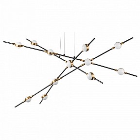 Подвесная люстра Lightstar Bergamo золото арт. 745247