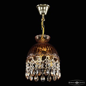 Подвесная люстра Bohemia Ivele Crystal 5478 золото арт. 5478/22 G Amber/M-1G K721