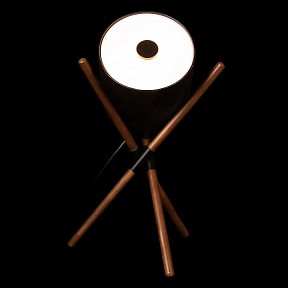 Настольная лампа декоративная Loft it Bobbin дерево арт. 10245T Black