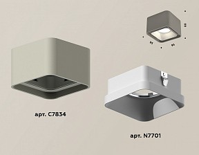 Накладной светильник Ambrella Light Xs7834 серый арт. XS7834001