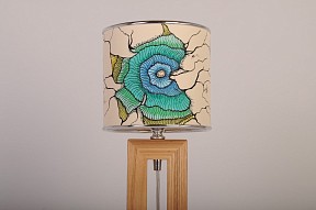 Настольная лампа декоративная Manne TL.7380 дерево арт. TL.7380-1 (цветок зеленый)