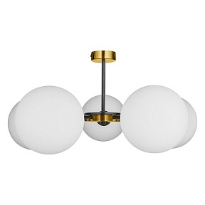 Люстра на штанге 33 идеи S32WH бронза арт. CHN800S.05.17BL.PA-S32WH