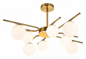 Люстра на штанге Escada Sphere коричневый арт. 642/8P Brass