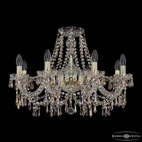 Подвесная люстра Bohemia Ivele Crystal 1403 золото арт. 1403/8/240 G R801