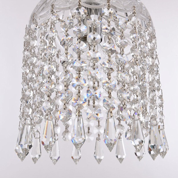 Подвесной светильник Bohemia Ivele Crystal 1478 никель арт. 14781P/16 Ni Drops