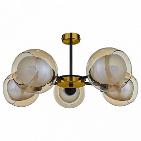 Люстра на штанге 33 идеи S12AM бронза арт. CHN800S.05.17BL.PA-S12AM