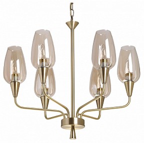 Подвесная люстра MW-Light Элла 20 желтый арт. 483015606