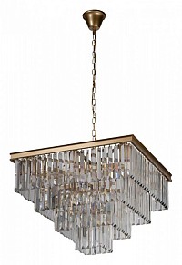 Подвесная люстра Loft it Prism Clear золото арт. 10019/600S