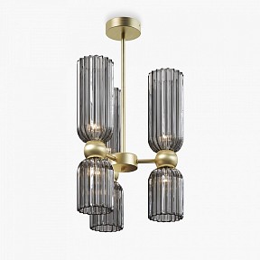 Люстра на штанге Maytoni Antic желтый арт. MOD302PL-06GR