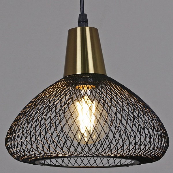 Подвесной светильник Reluce 03204 черный арт. 03204-3.9-01 BK+COPPER