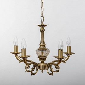 Подвесная люстра Abrasax Sylvia латунь арт. L.8110-5YB
